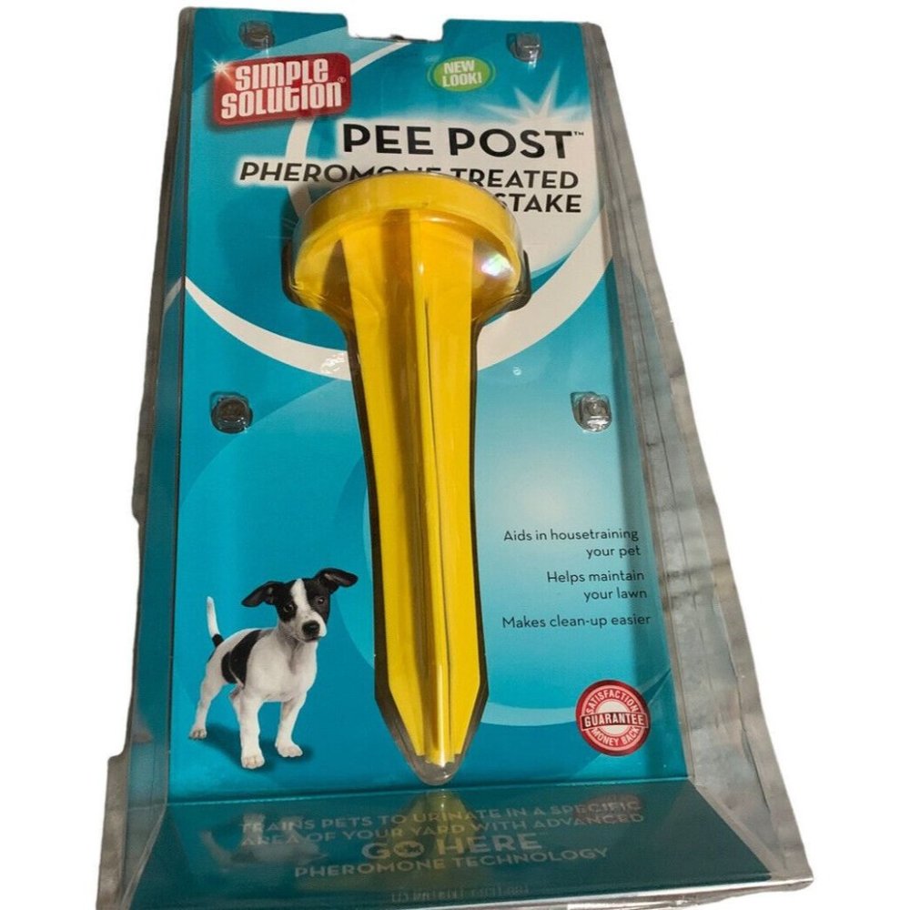 Simple Solution Pee Post Yard Stake Yellow